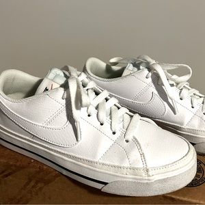 Nike Court Legacy- Ladies size 8- worn once- excellent condition.